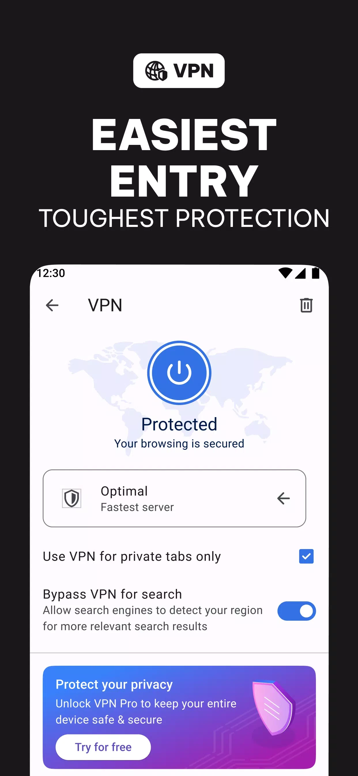 Opera Browser — kuvakaappaus 1